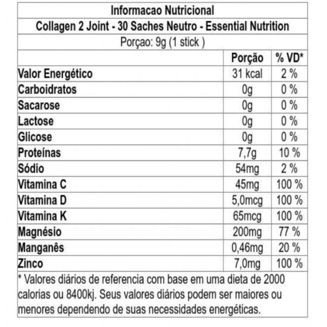 Collagen 2 Joint 30 sticks - Essential Nutrition