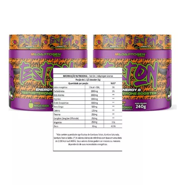 Test On 240g - Adaptogen