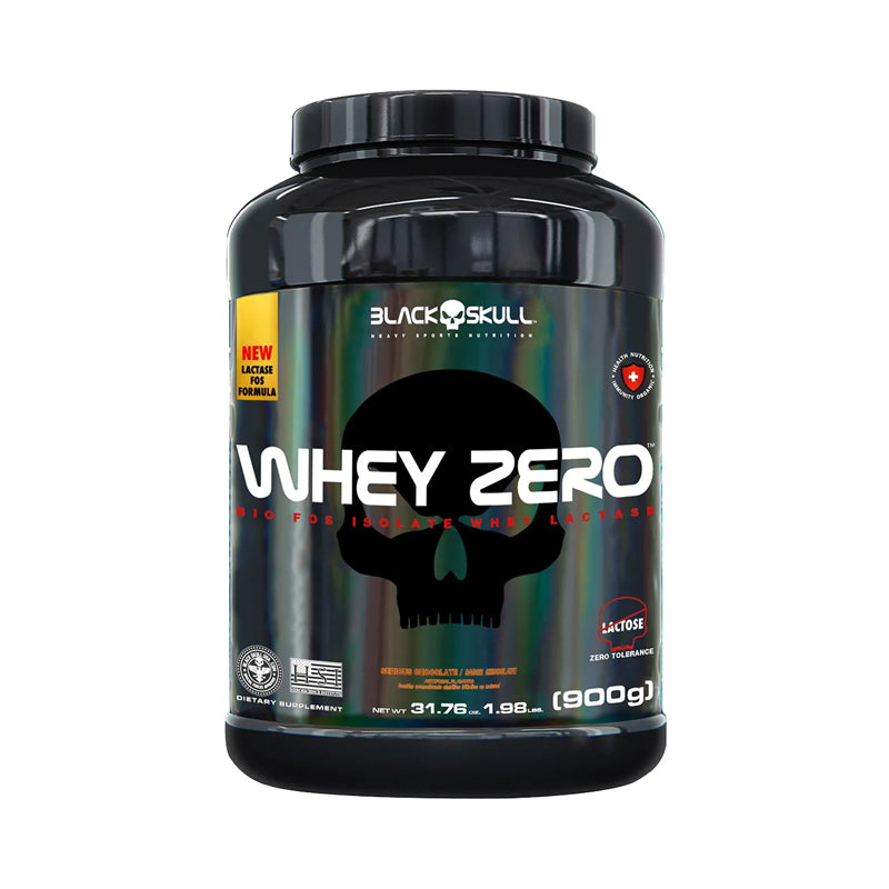 Whey Zero Isolado c/ Lactase 900g - Black Skull