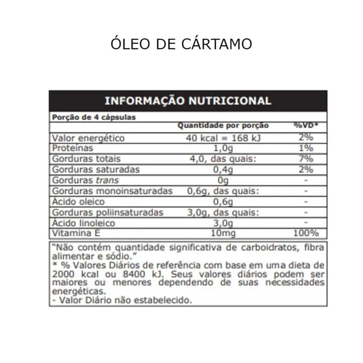 Óleo de Cártamo 120 Caps - Probiótica