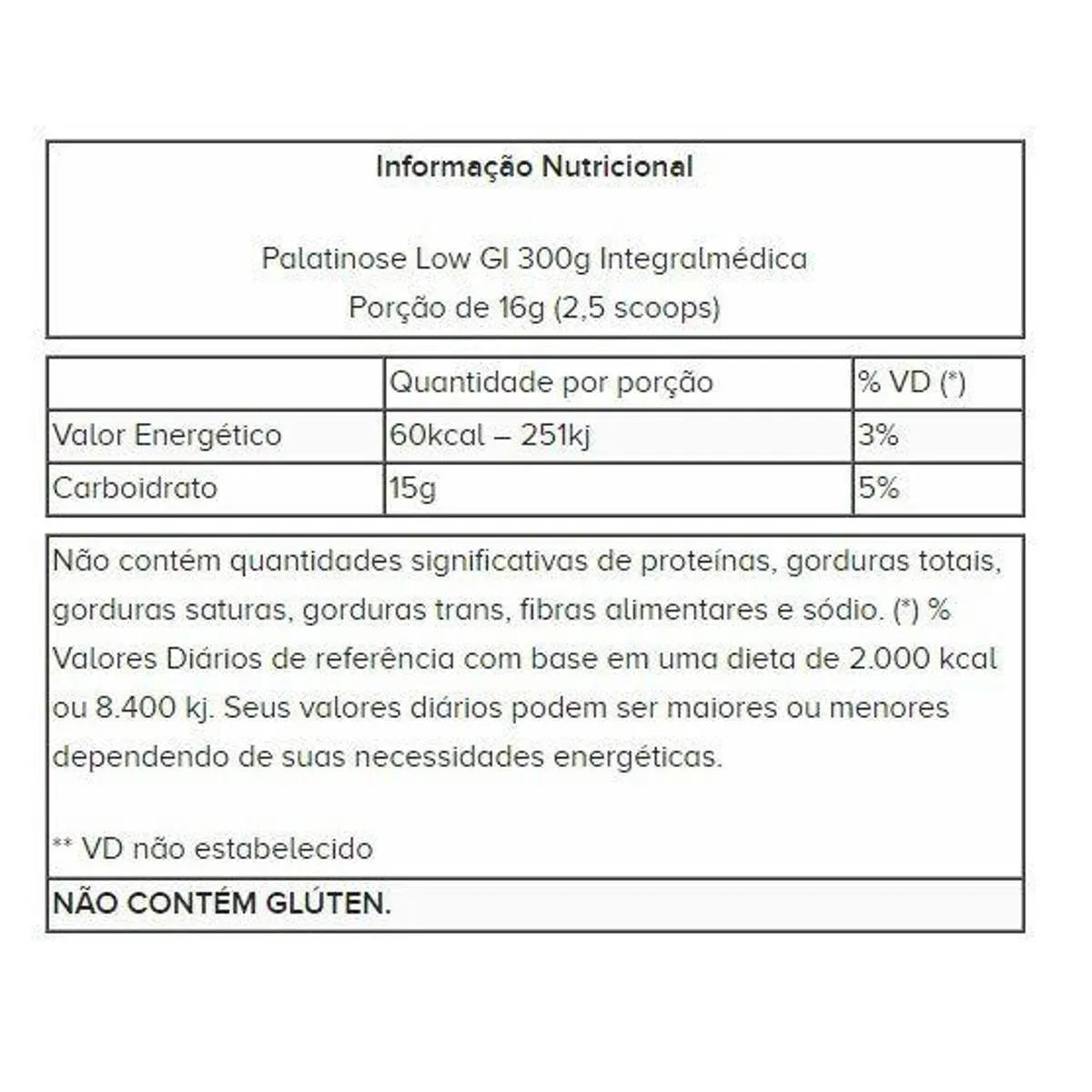 Palatinose 300g - Integralmedica