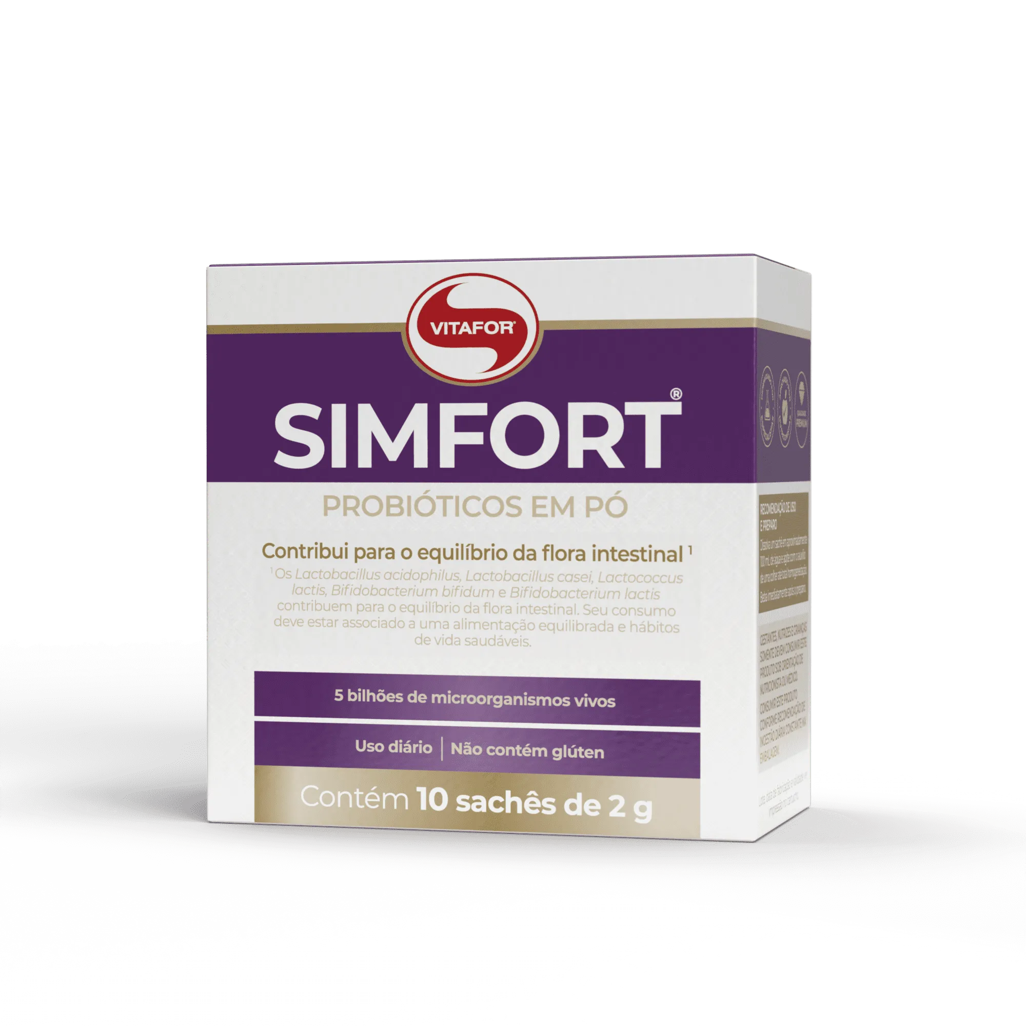 Simfort Plus - Probiótico (Display 10 sachês de 2g)