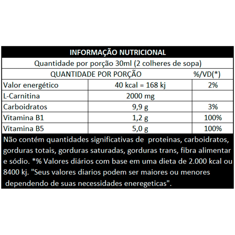 L-Carnitine 2000mg 400ml - Max Titanium
