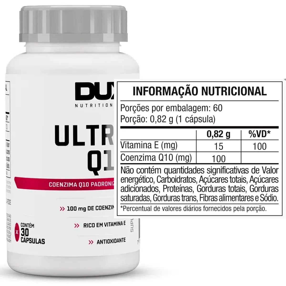 Coenzima Q10 60 cápsulas – Dux Nutrition