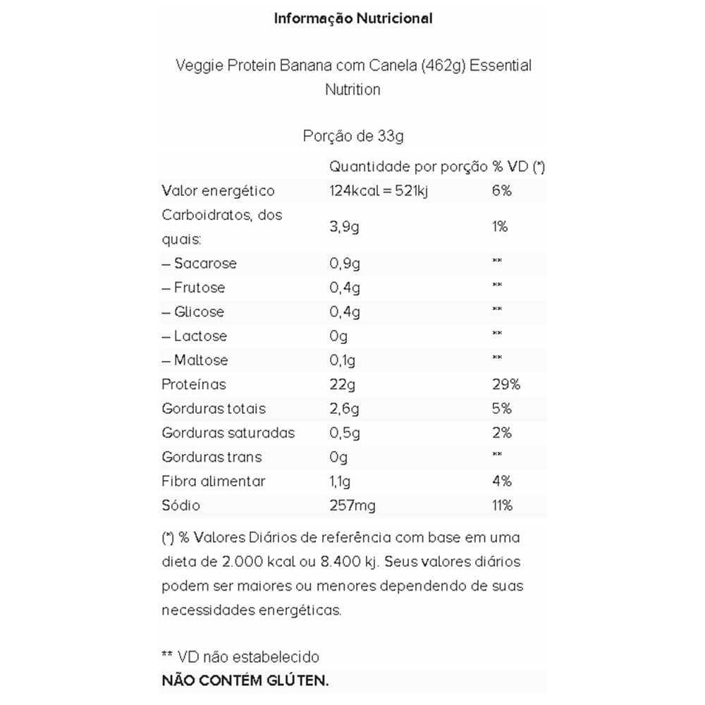 Veggie Protein 33g 14 Un - Essential Nutrition