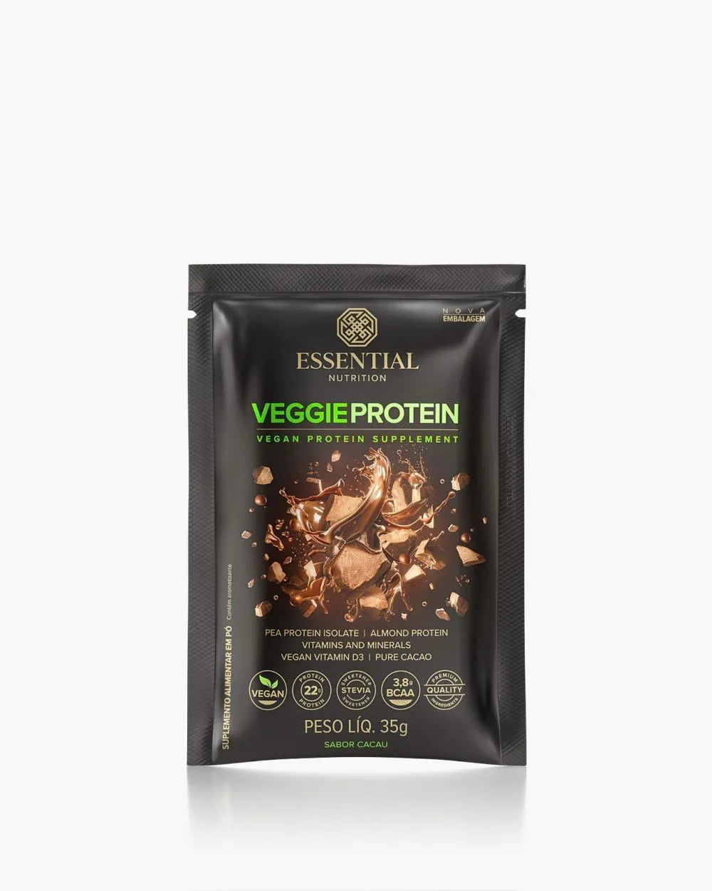 Veggie Protein 33g 14 Un - Essential Nutrition
